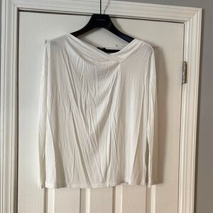 Express White Long Sleeve Women's Top